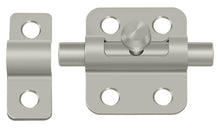 Deltana 2BBU15 2" Barrel Bolt; Satin Nickel Finish.