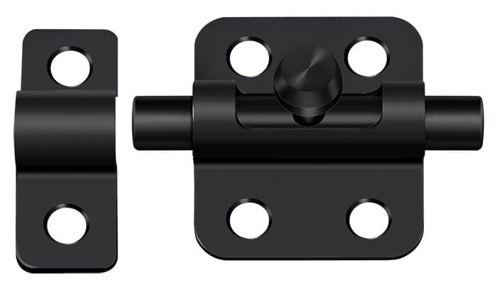 Deltana 2BBU19 2" Barrel Bolt; Black Finish.