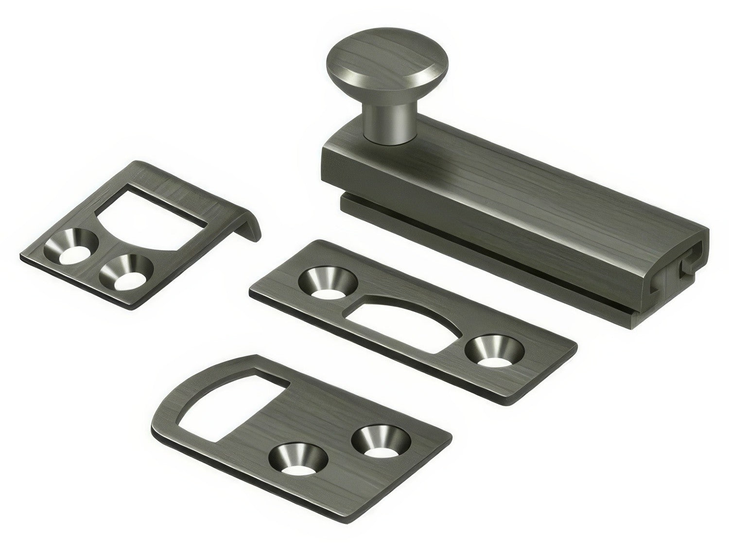 Deltana 2SBCS 2" Surface Bolt with Concealed Screw