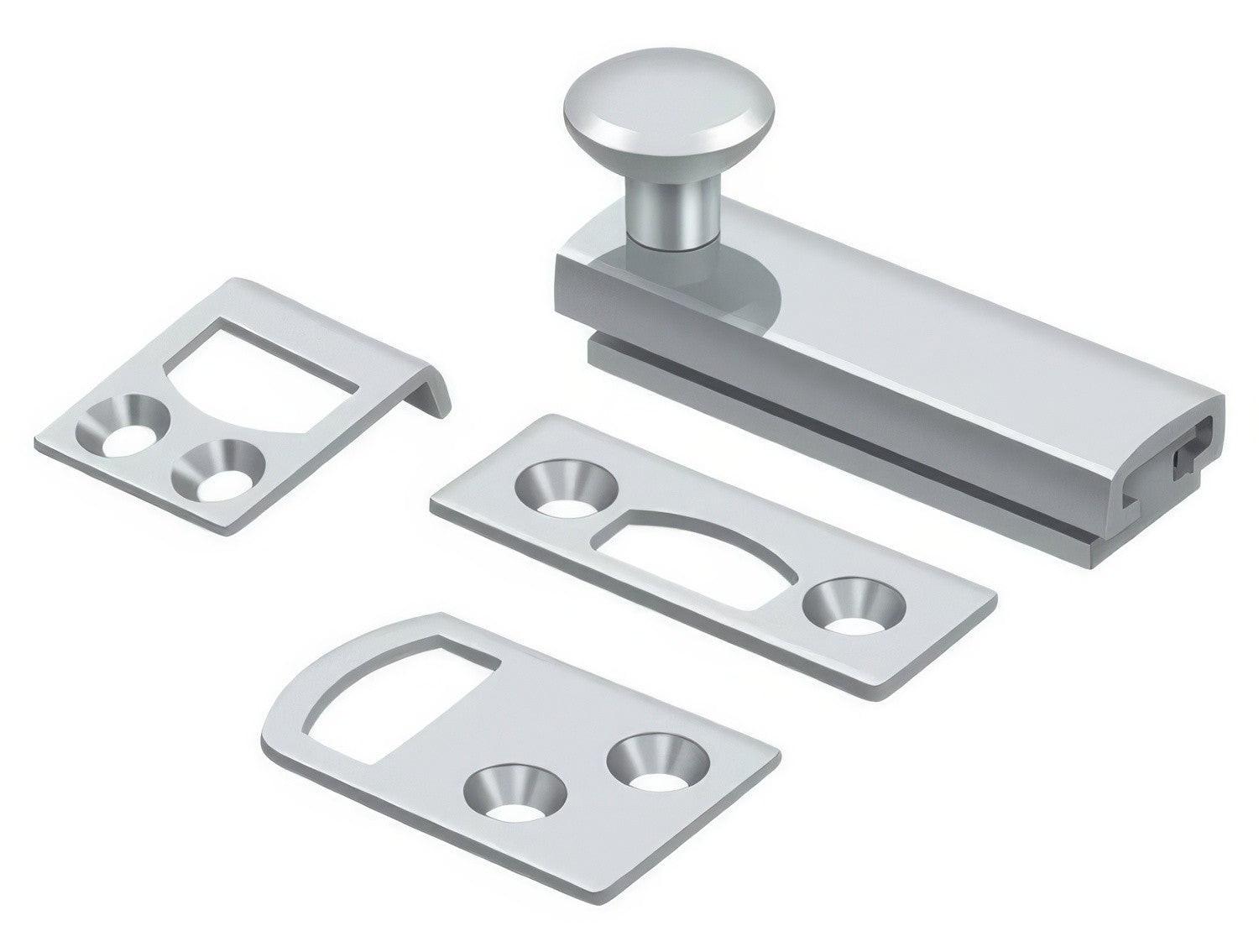 Deltana 2SBCS 2" Surface Bolt with Concealed Screw
