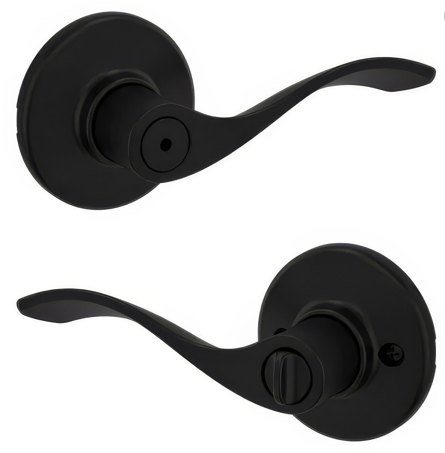 Kwikset 300BL Balboa Reversible Privacy Door Lever
