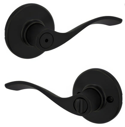 Kwikset 300BL Balboa Reversible Privacy Door Lever