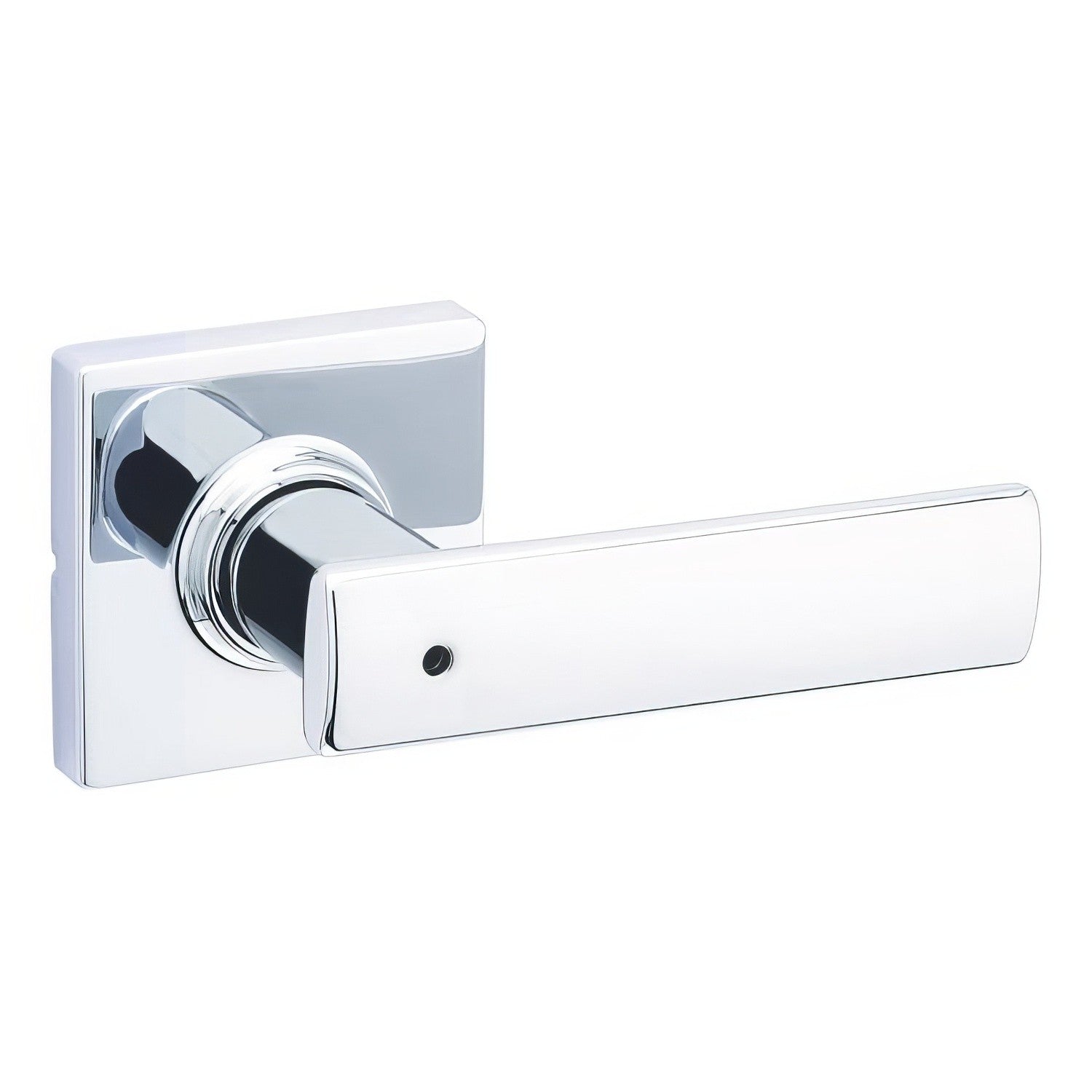 Kwikset 300BRNLSQT Breton Privacy Door Lever with Square Rose
