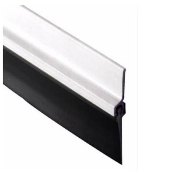 Pemko 307AV36 36 Inch Door Bottom Sweep with 1 Inch Vinyl Mill Finish Aluminum Finish.