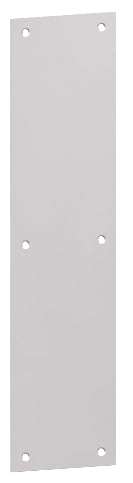 Hager 30S31232D 3" x 12" Square Corner Push Plate Satin Stainless Steel Finish - * Not Returnable *.