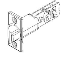 Kwikset 3277-3 2-3/8" Square Deadlatch Bright Brass Finish.