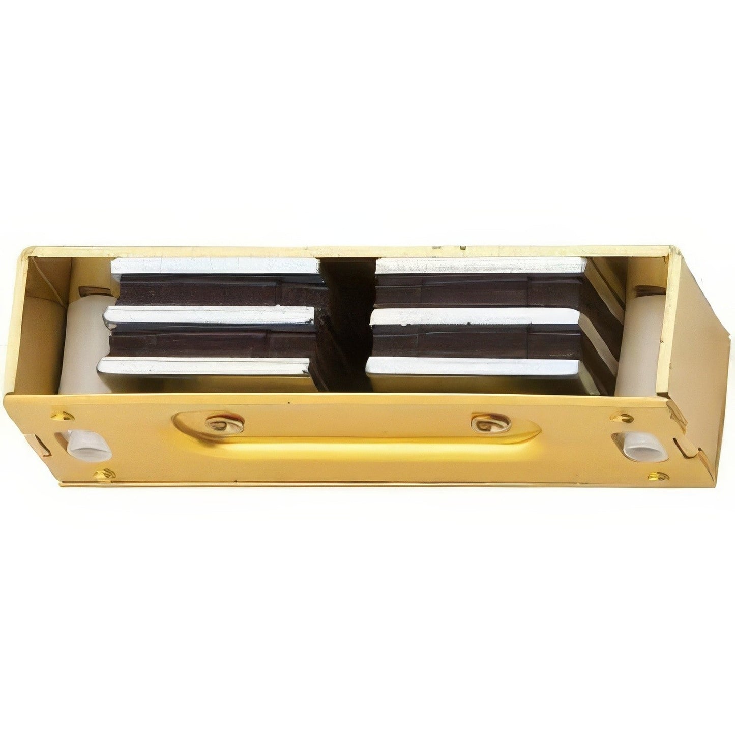Ives 327A Heavy Duty Self Aligning Dual Triple Pole Magnetic Catch 3-1/8" x 1" x 3/4"