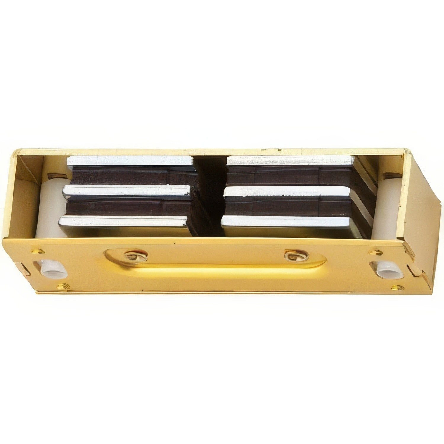 Ives 327A Heavy Duty Self Aligning Dual Triple Pole Magnetic Catch 3-1/8" x 1" x 3/4"