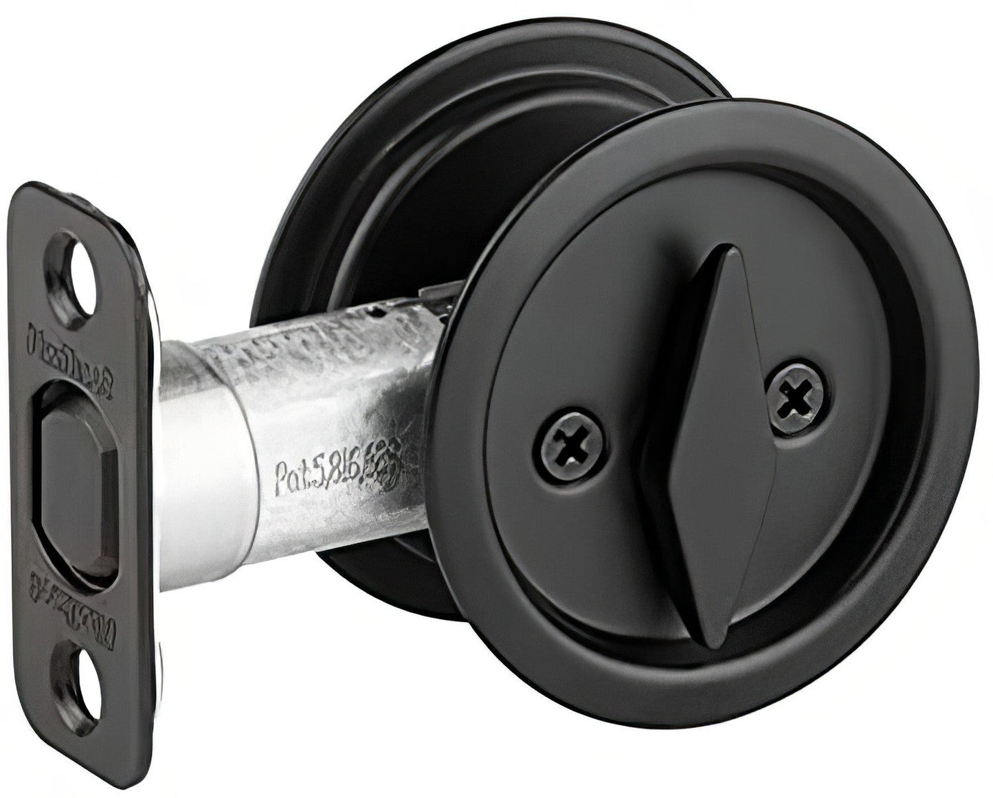Kwikset 335 Round Privacy Pocket Door Lock