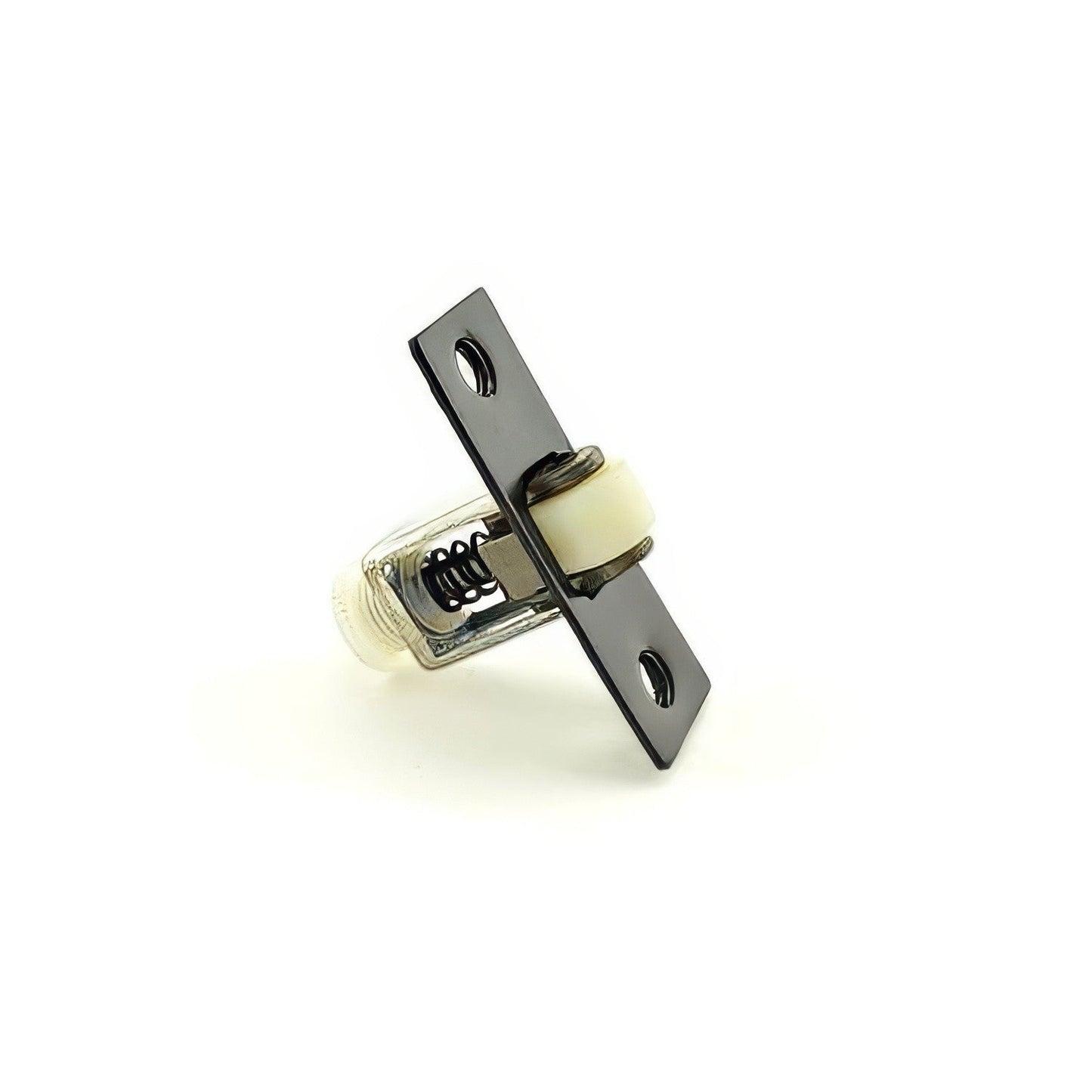 Ives 336B Wrought Brass Adjustable Roller Catch 2-1/4" x 7/8" Face Plate and T Strike