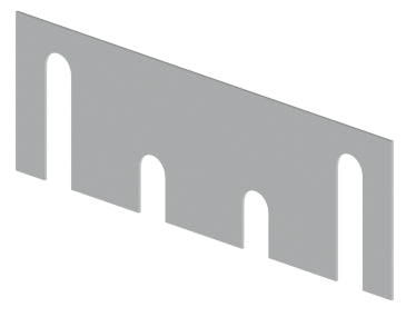 Hager 337A 4-1/2" .028 Gauge Template Hinge Shim Prime Coat Finish.
