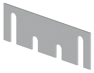 Hager 337B 4-1/2" .065 Gauge Template Hinge Shim Prime Coat Finish.