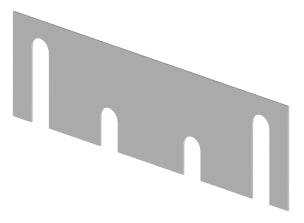 Hager 337C 5" .028 Gauge Template Hinge Shim Prime Coat Finish.
