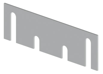 Hager 337D 5" .065 Gauge Template Hinge Shim Prime Coat Finish.