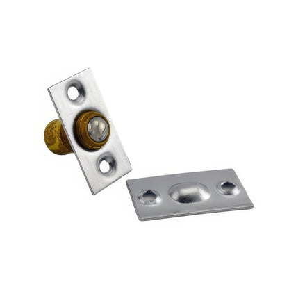 Ives 345B Wrought Brass Ball Catch 3/4 dia. x 1-1/2" x 1" Body 25/32" x 1-1/2" Strike