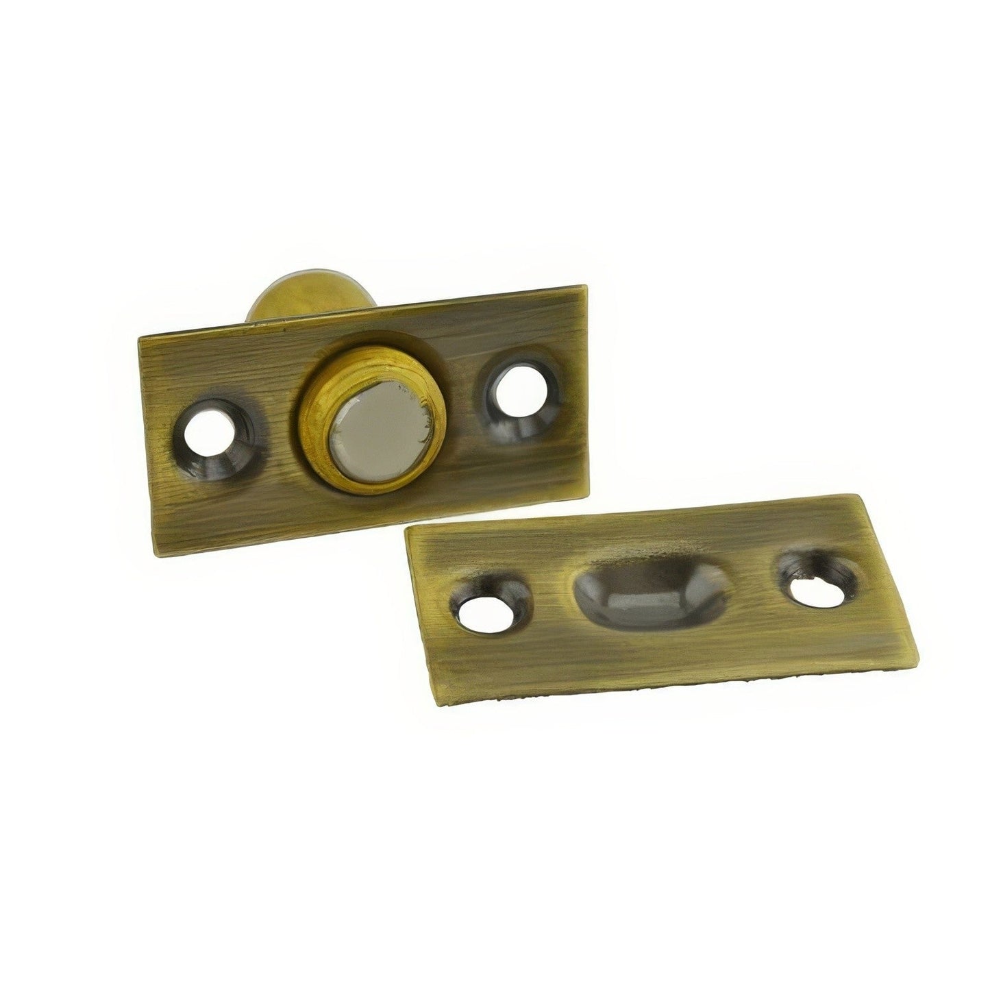 Ives 345B Wrought Brass Ball Catch 3/4 dia. x 1-1/2" x 1" Body 25/32" x 1-1/2" Strike