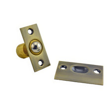 Ives 347B Wrought Brass Adjustable Barrel Ball Catch 1" x 2-1/8" x 1-3/8" Body 1-3/8" x 2-1/8" Strike