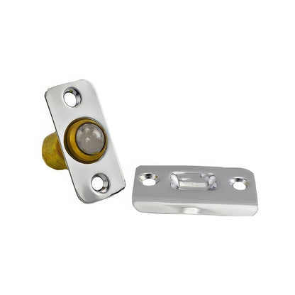 Ives 349B Wrought Brass Adjustable Barrel Ball Catch 1" x 2-1/8" x 1-3/8" Body 1-3/8" x 2-1/8" Strike