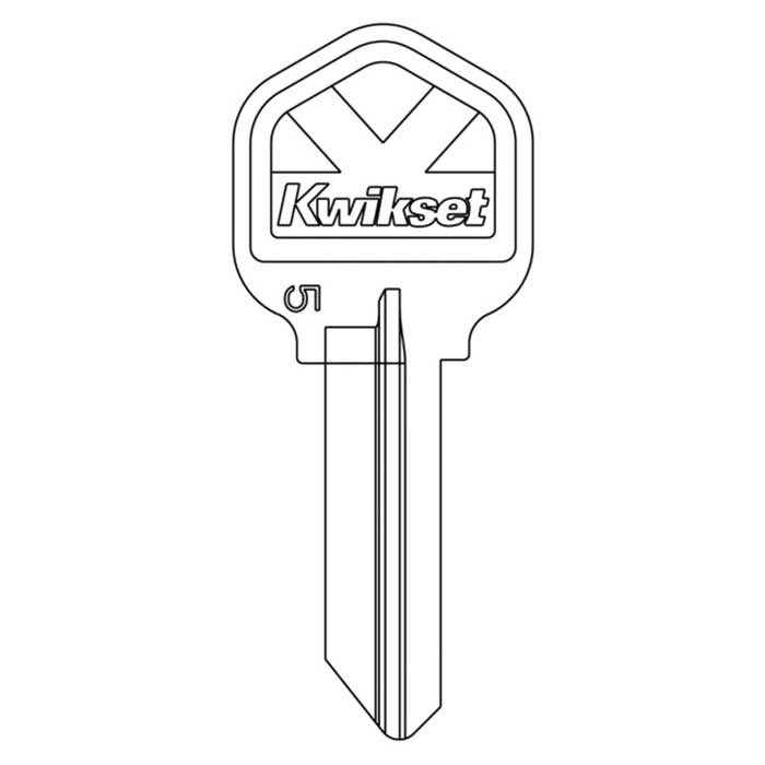 Kwikset 81063-009 K Bow 5 Pin Key Blank