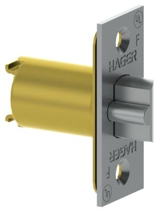 Hager 395026D 2-3/8" Square Corner Deadlatch for 3500 Series Satin Chrome Finish.