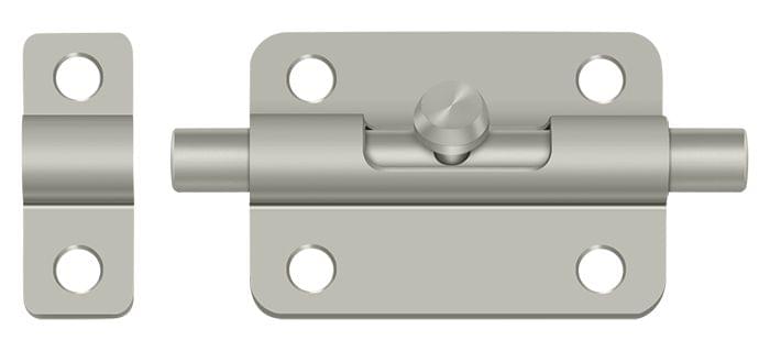 Deltana 3BBU15 3" Barrel Bolt; Satin Nickel Finish.