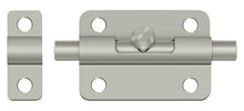 Deltana 3BBU15 3" Barrel Bolt; Satin Nickel Finish.