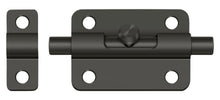 Deltana 3BBU19 3" Barrel Bolt; Black Finish.