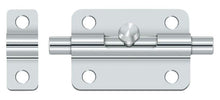 Deltana 3BBU26 3" Barrel Bolt; Bright Chrome Finish.