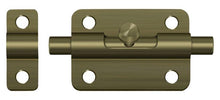 Deltana 3BBU5 3" Barrel Bolt; Antique Brass Finish.