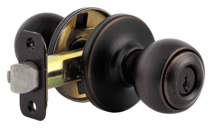 Kwikset 400P Polo Single Cylinder Keyed Entry Knob.