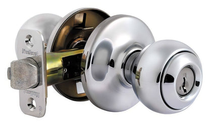 Kwikset 400P-S Polo Single Cylinder Keyed Entry Knob.
