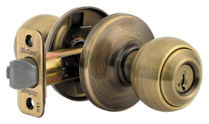 Kwikset 400P-S Polo Single Cylinder Keyed Entry Knob.