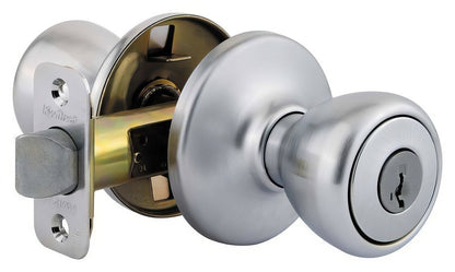 Kwikset 400T-S Tylo Single Cylinder Keyed Entry Knob