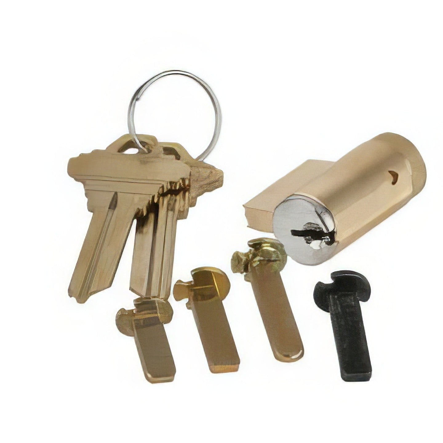 Schlage Commercial 40100C123 Knob/Lever Cylinder With Multiple Tailpieces.