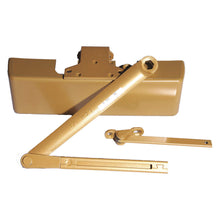 LCN 4040XPRWPABRASS Parallel Arm Super Smoothee Heavy Duty Adjustable Surface Mounted Regular Door Closer with Thru Bolts 696