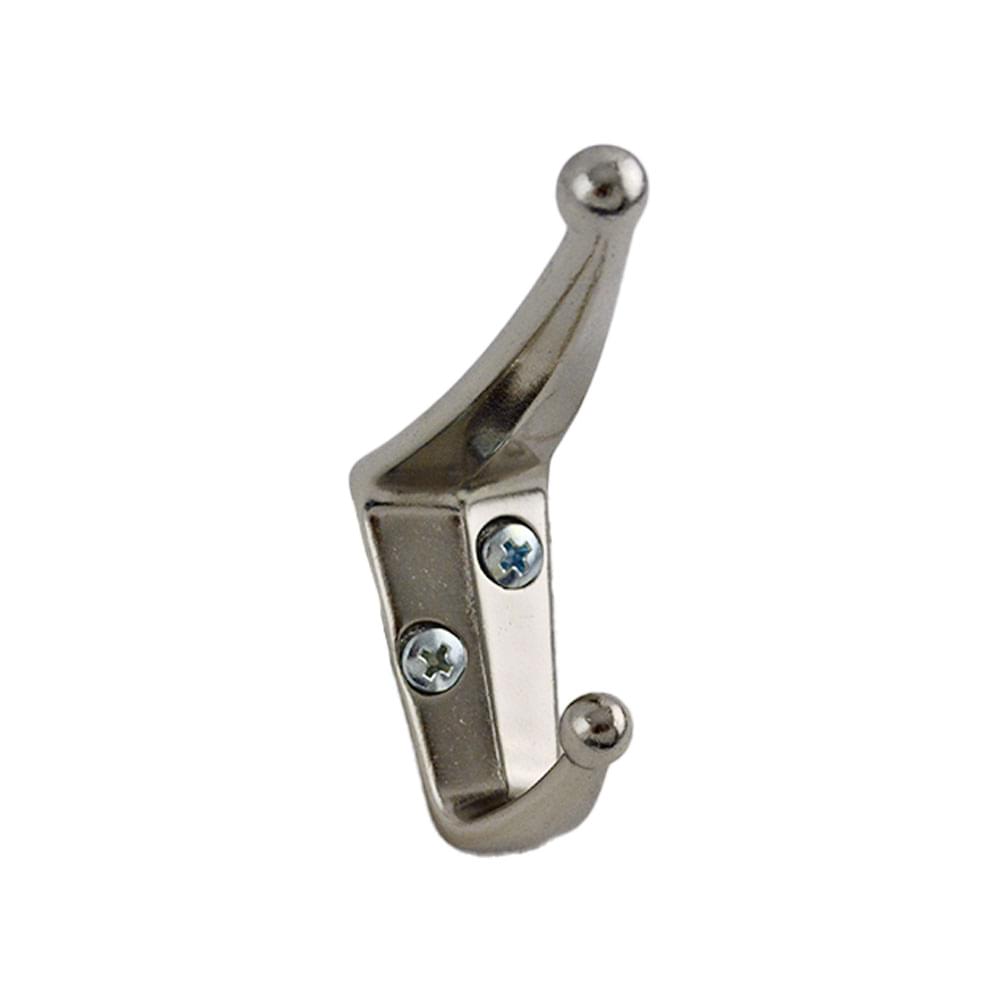 Ives 405A14 Aluminum Coat and Hat Hook Bright Nickel Finish.