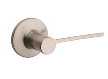 Kwikset 407PLL-15 Palmina Lever Passage Door Lock with RCAL Latch and RCS Strike Satin Nickel Finish.