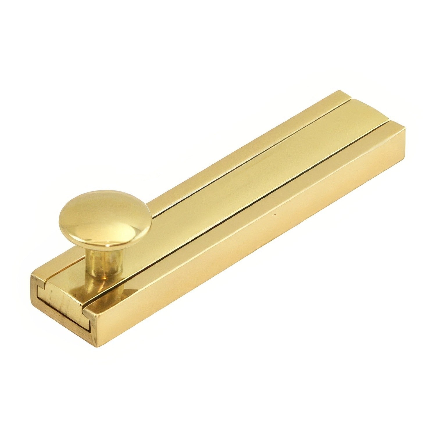 Ives 40B-3 3" Brass Modern Surface Bolt with 15/16" Throw