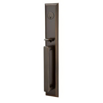 Emtek 4212PUS Providence Knob 2-3/8" and 2-3/4" Backset Single Cylinder Melrose Tubular Handleset