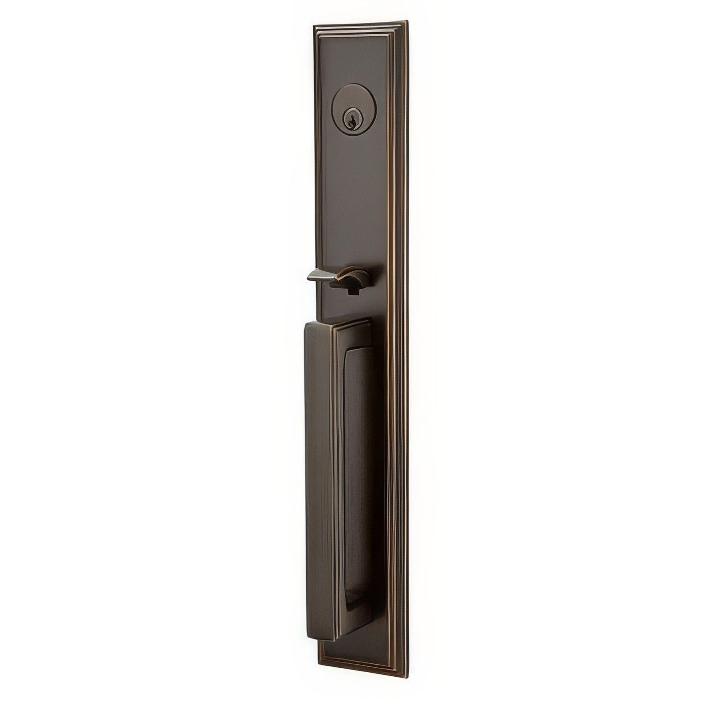 Emtek 4212PUS Providence Knob 2-3/8" and 2-3/4" Backset Single Cylinder Melrose Tubular Handleset