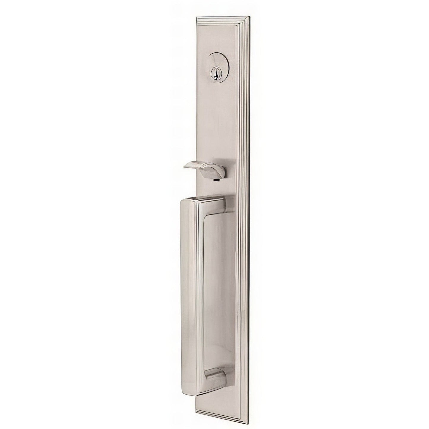 Emtek 4212PUS Providence Knob 2-3/8" and 2-3/4" Backset Single Cylinder Melrose Tubular Handleset