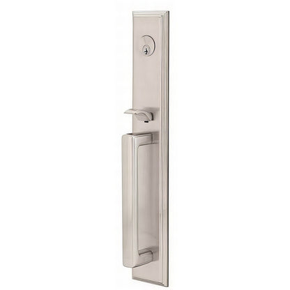 Emtek 4212PUS Providence Knob 2-3/8" and 2-3/4" Backset Single Cylinder Melrose Tubular Handleset