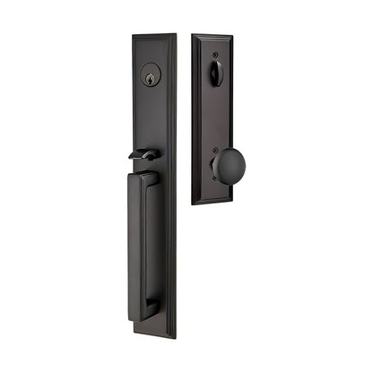 Emtek 4212PUS Providence Knob 2-3/8" and 2-3/4" Backset Single Cylinder Melrose Tubular Handleset