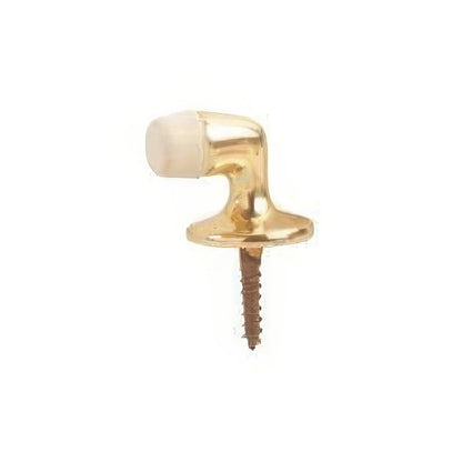 Ives 430B 1-5/16" Height Solid Brass Floor Door Stop 1-1/4" Base Diameter