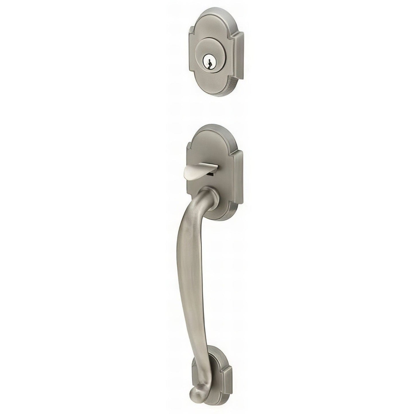 Emtek 4312BLUS Bristol Crystal Knob 2-3/8" and 2-3/4" Backset Single Cylinder Nashville Tubular Handleset