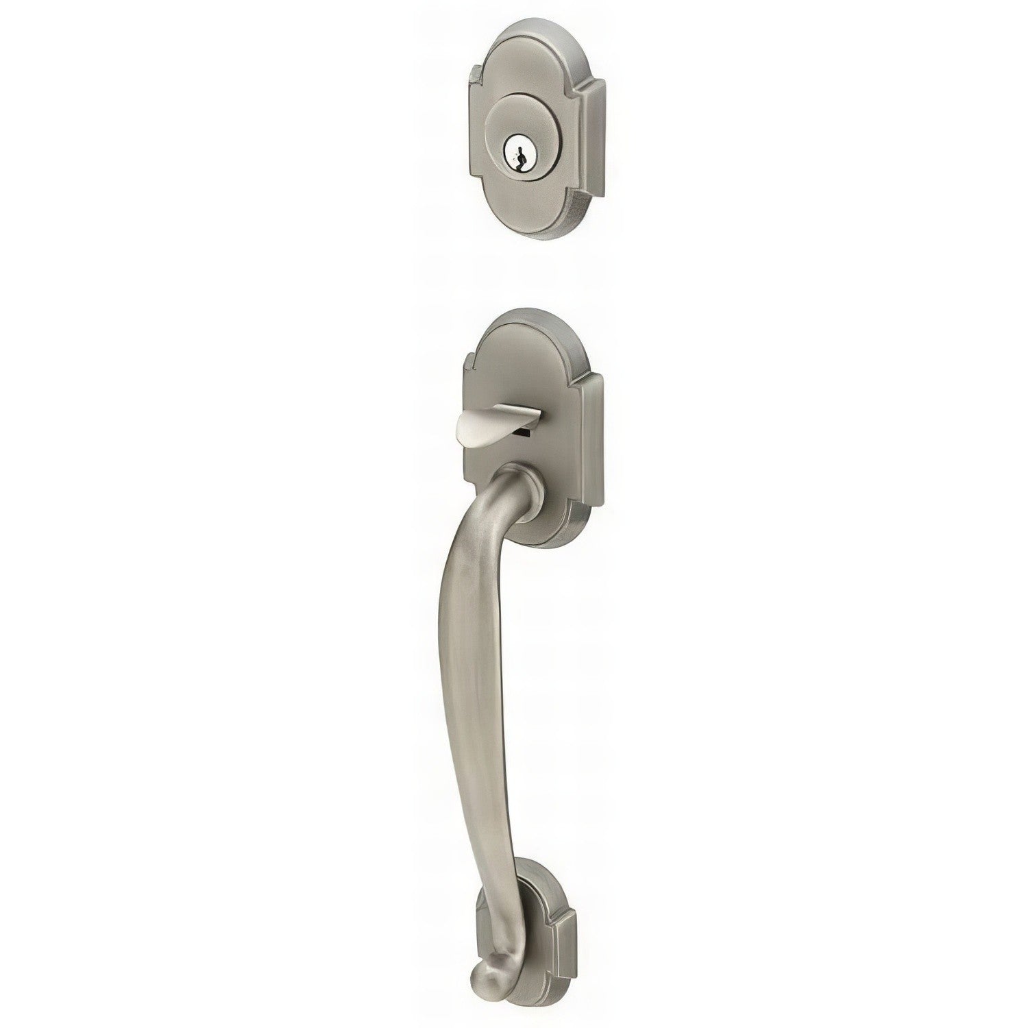 Emtek 4312BLUS Bristol Crystal Knob 2-3/8" and 2-3/4" Backset Single Cylinder Nashville Tubular Handleset