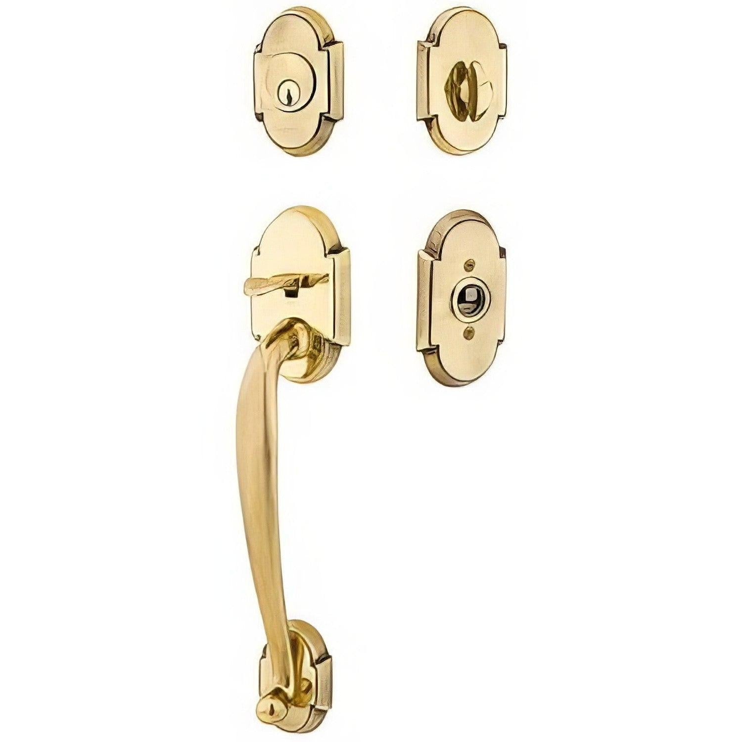 Emtek 4312BLUS Bristol Crystal Knob 2-3/8" and 2-3/4" Backset Single Cylinder Nashville Tubular Handleset