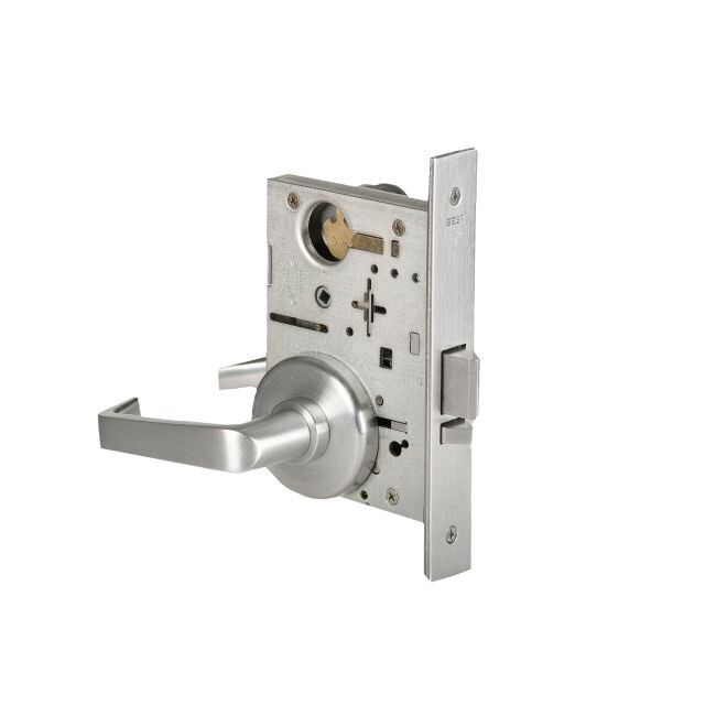 Best Access 45H7D15H626RH Mortise Lock 7 Pin Storeroom 15 Lever with H Rose Right Hand.