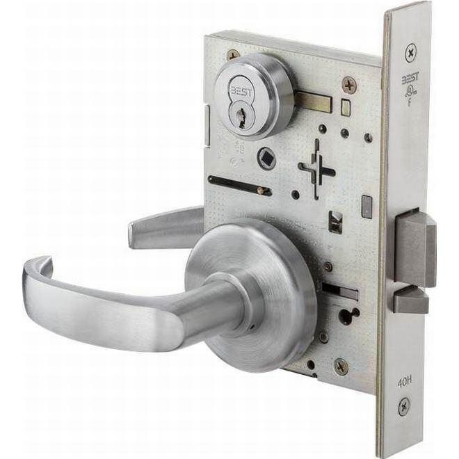 Best Access 45H7R14H626RH Mortise Lock 7 Pin Classroom 14 Lever with H Rose Right Hand