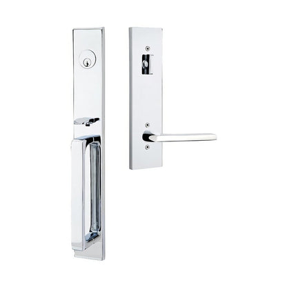 Emtek 4819HLOUSRH Helios Lever Right Hand 2-3/8" and 2-3/4" Backset Single Cylinder Lausanne Tubular Handleset